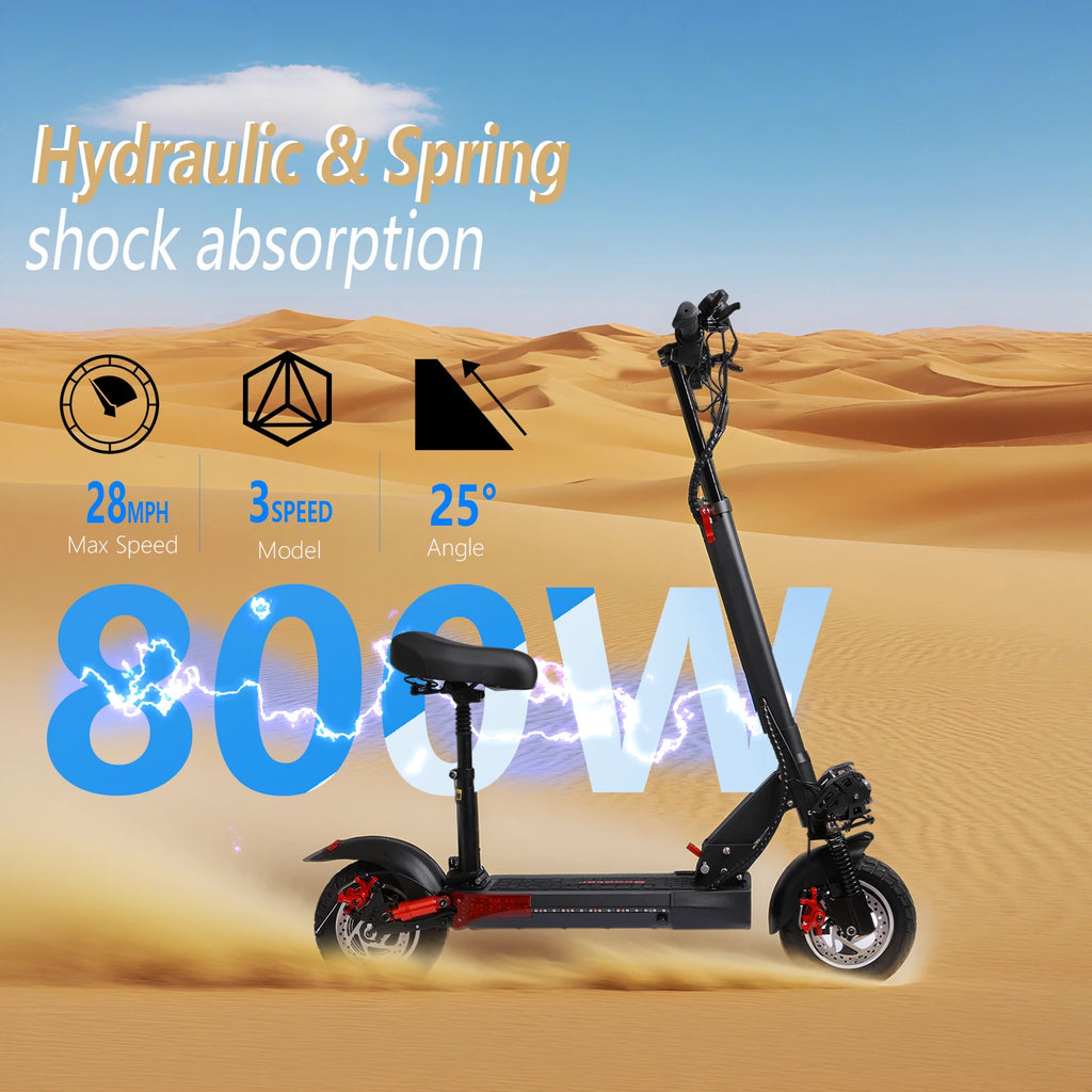 E-Scooter with Lithium Battery Aluminum Alloy Frame 150kg Load Capacity YUNQI U7 US Warehouse Foldable Urban Commuter