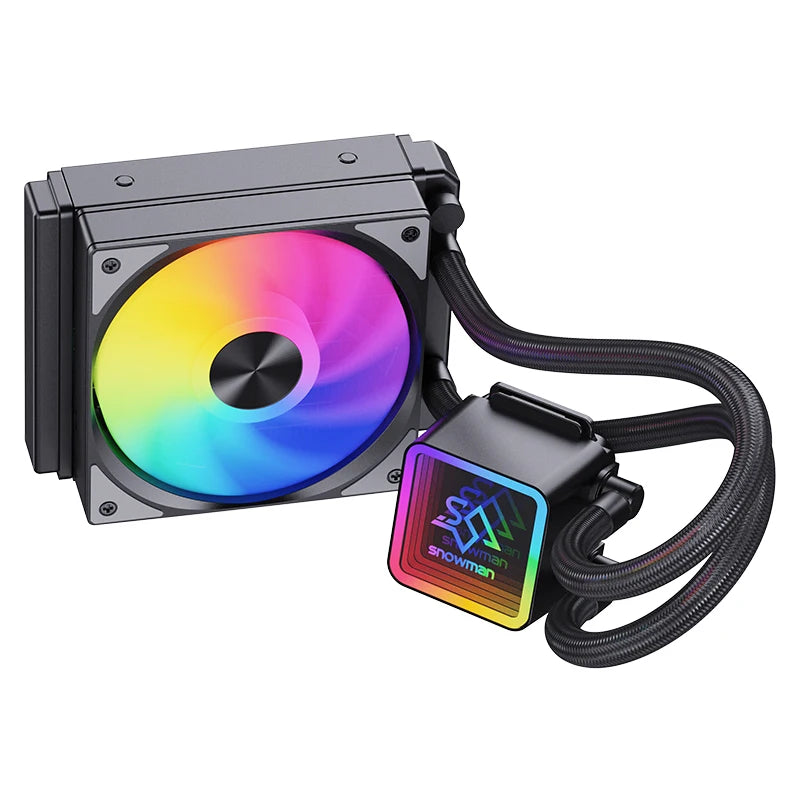 cooler RGB  Copper &amp; Aluminum Liquid Cooling Containern   800-1800 10%RPM