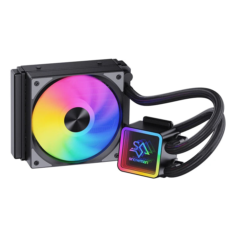 cooler RGB  Copper &amp; Aluminum Liquid Cooling Containern   800-1800 10%RPM
