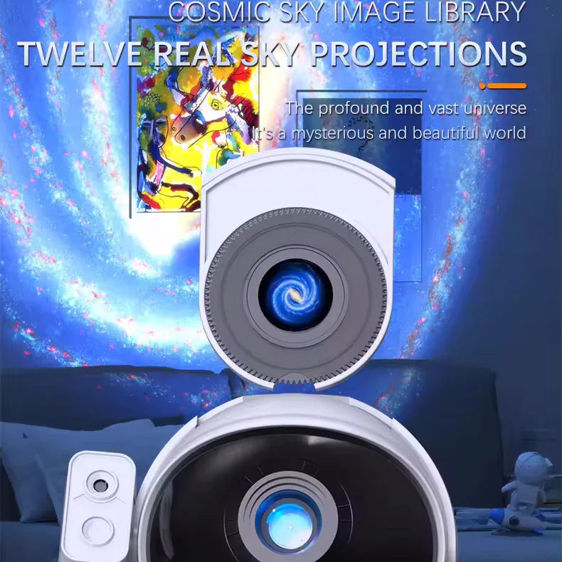 Astronaut Galaxy Star Projector Lights for Bedroom Led Bedside Desk Starry Projecting Lamp 13 in 1