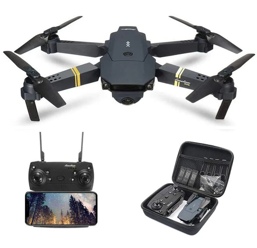 E58 Foldable Mini Drone - 4K HD Wide-Angle Camera, WiFi FPV & Altitude Hold for Beginners