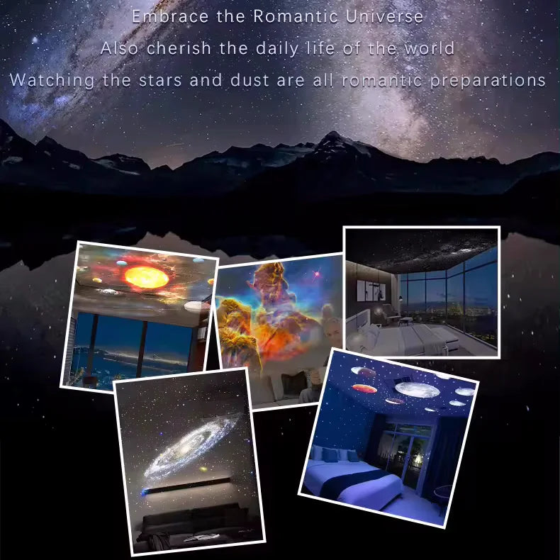 Astronaut Galaxy Star Projector Lights for Bedroom Led Bedside Desk Starry Projecting Lamp 13 in 1